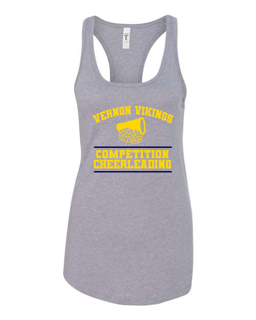 Vernon competition cheer 2021 Racerback Tank Top