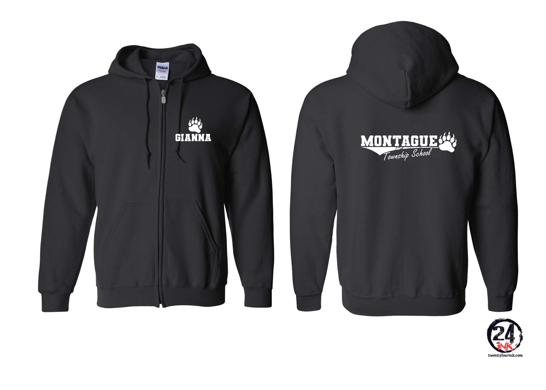 Montague design 1 Zip up Sweatshirt