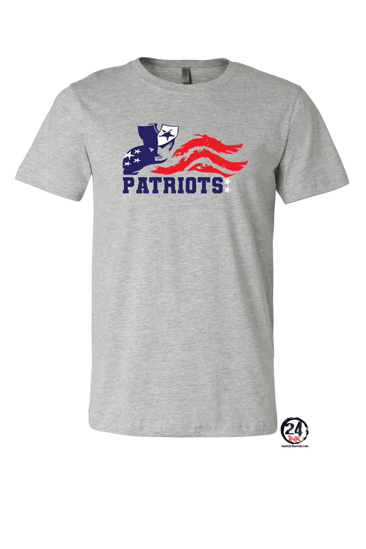 Distressed Patriots Logo T-Shirt