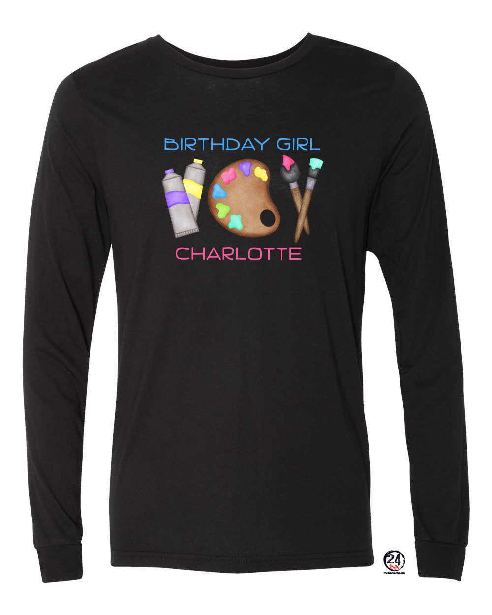 Art Birthday Long Sleeve Shirt