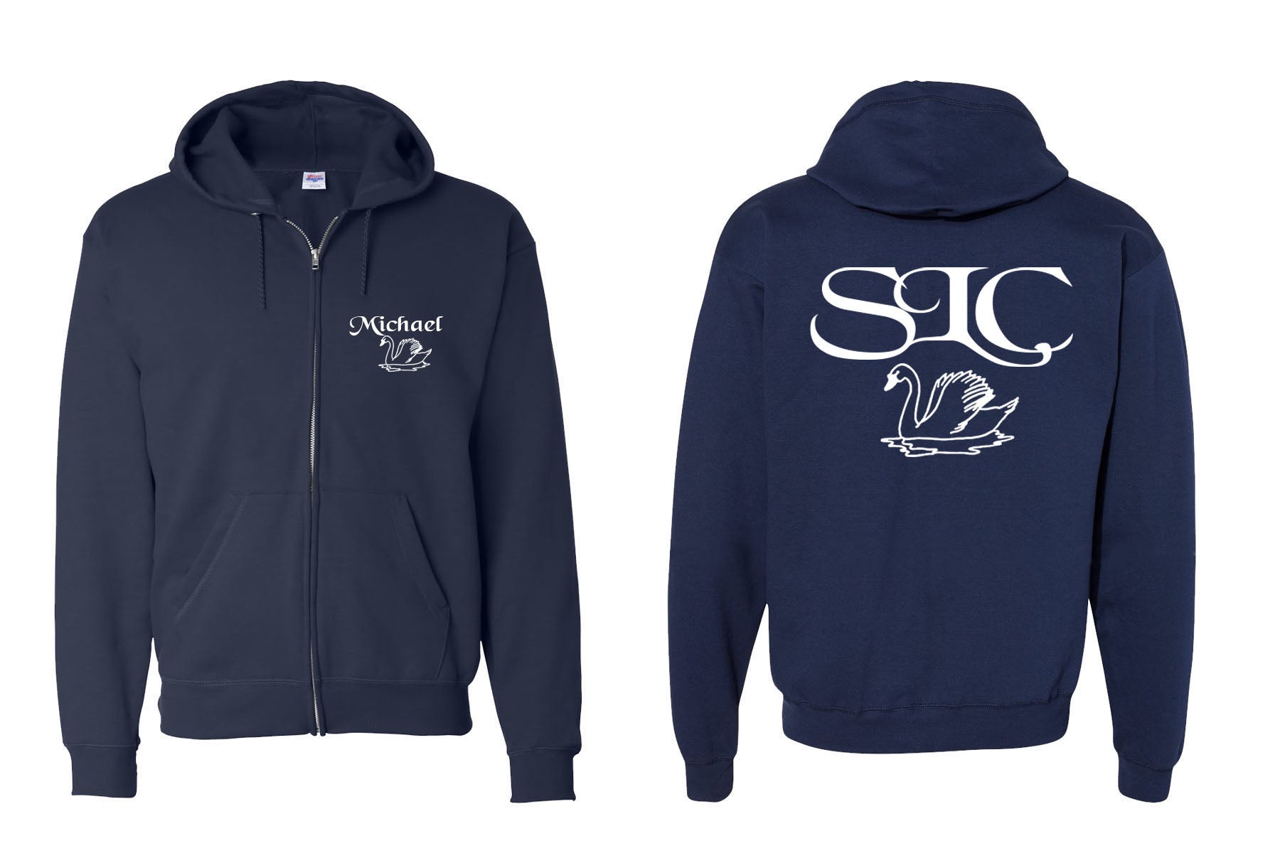 Seneca Lake design 6 Zip up Sweatshirt