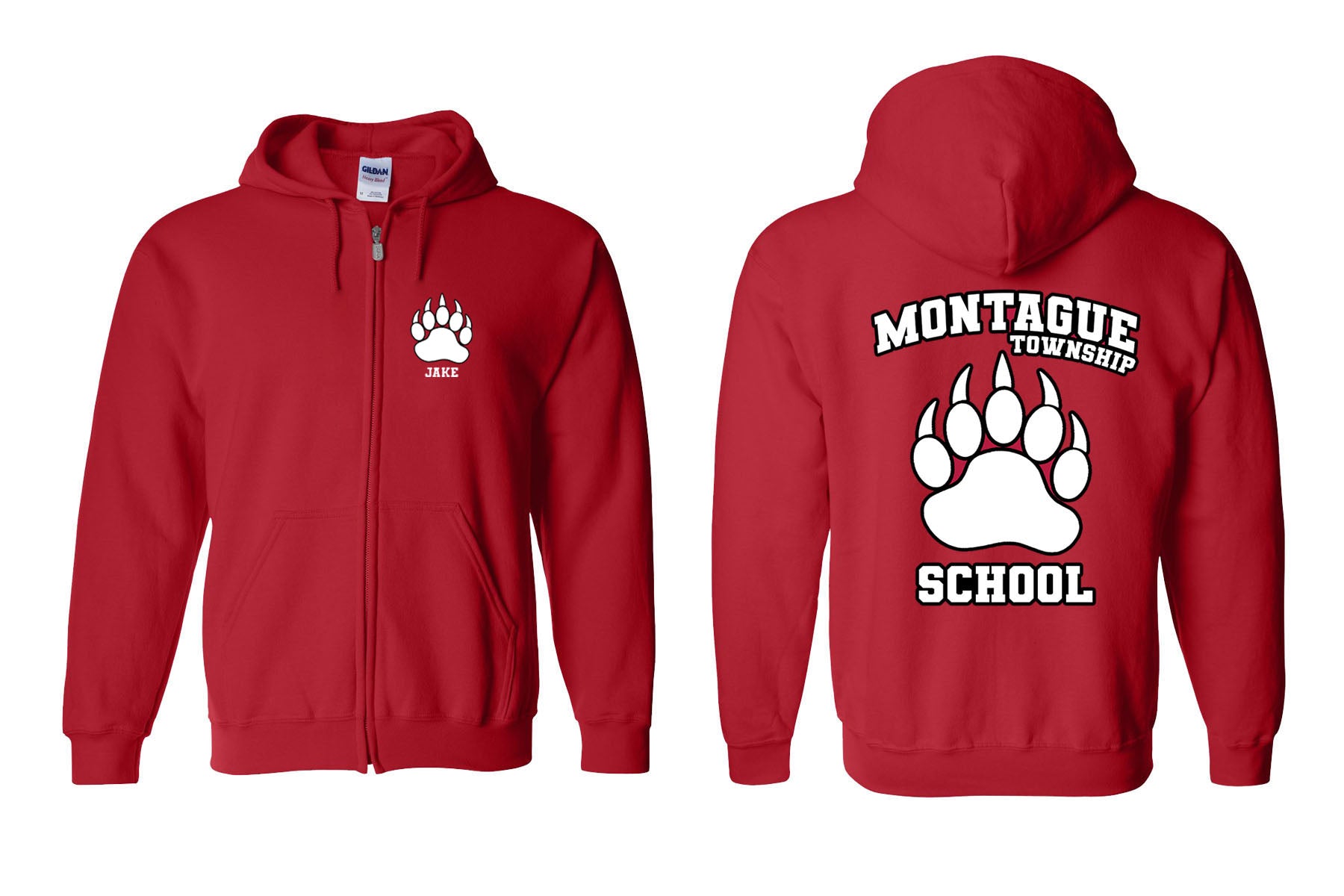 Montague design 2 Zip up Sweatshirt