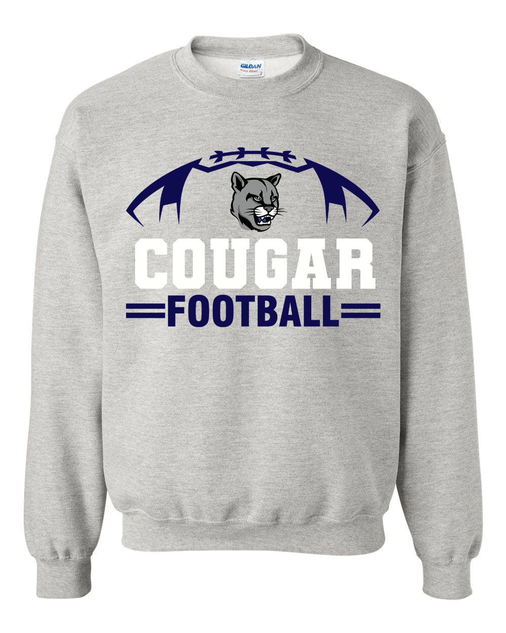 Cougars Football non hooded sweatshirt