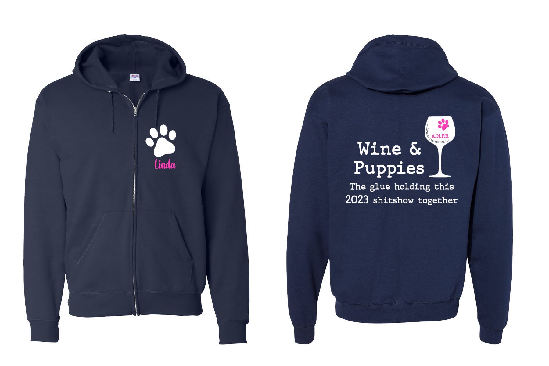 AMPR design 4 Zip up Sweatshirt
