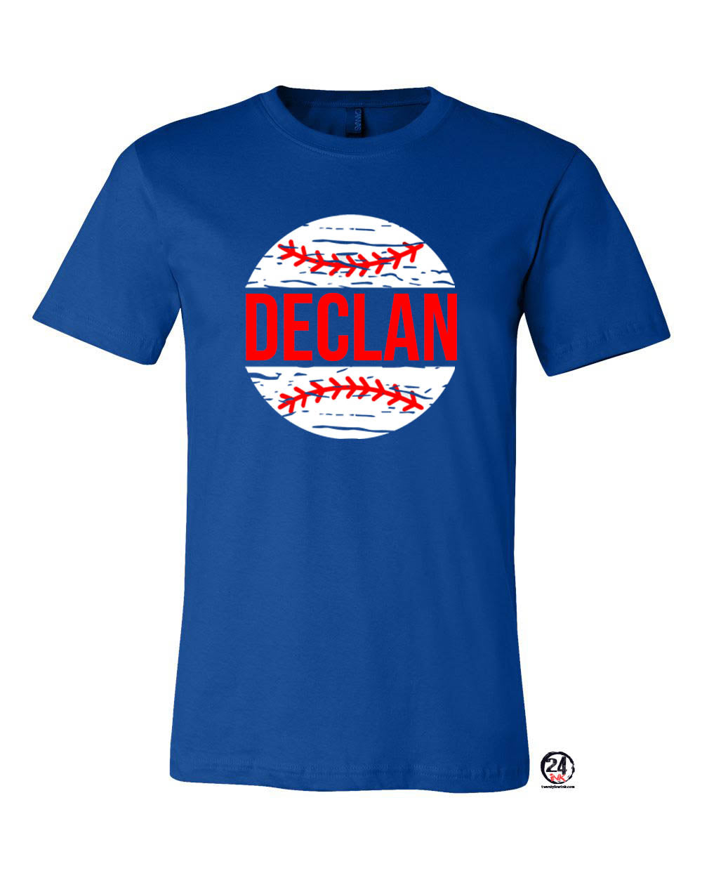 Personalized baseball t-shirt
