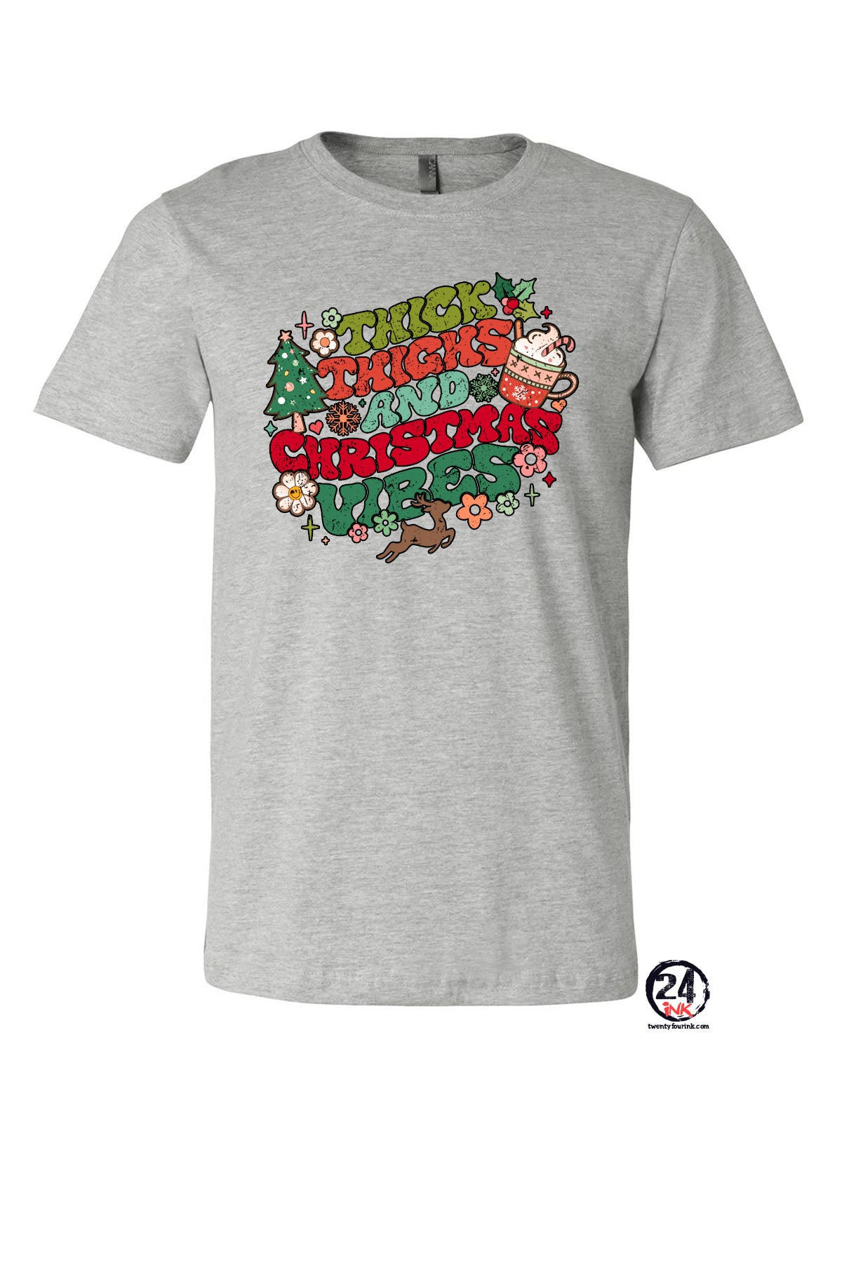 Thick Thighs Christmas T-Shirt