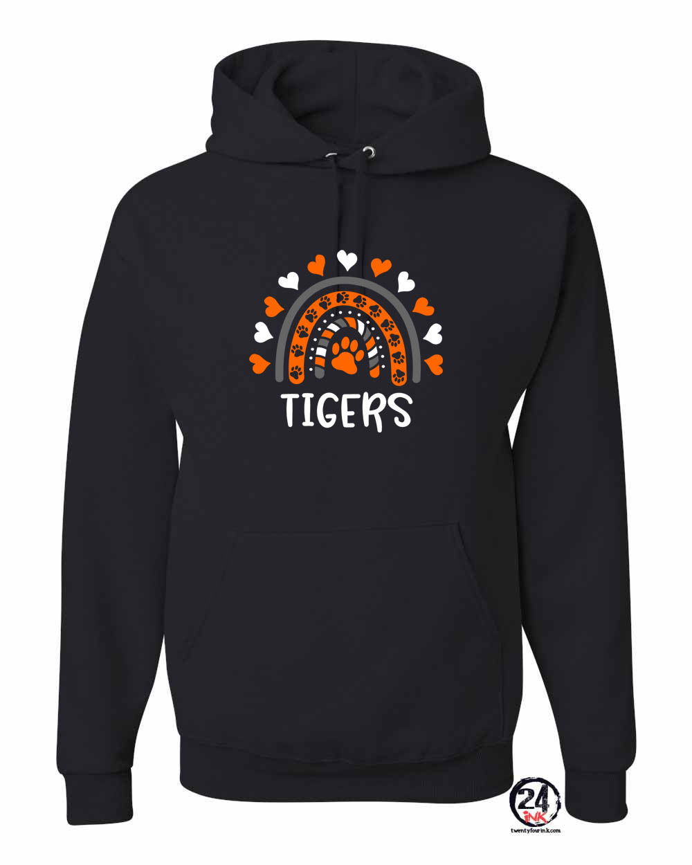 Tigers Design 4 Hooded Sweatshirt