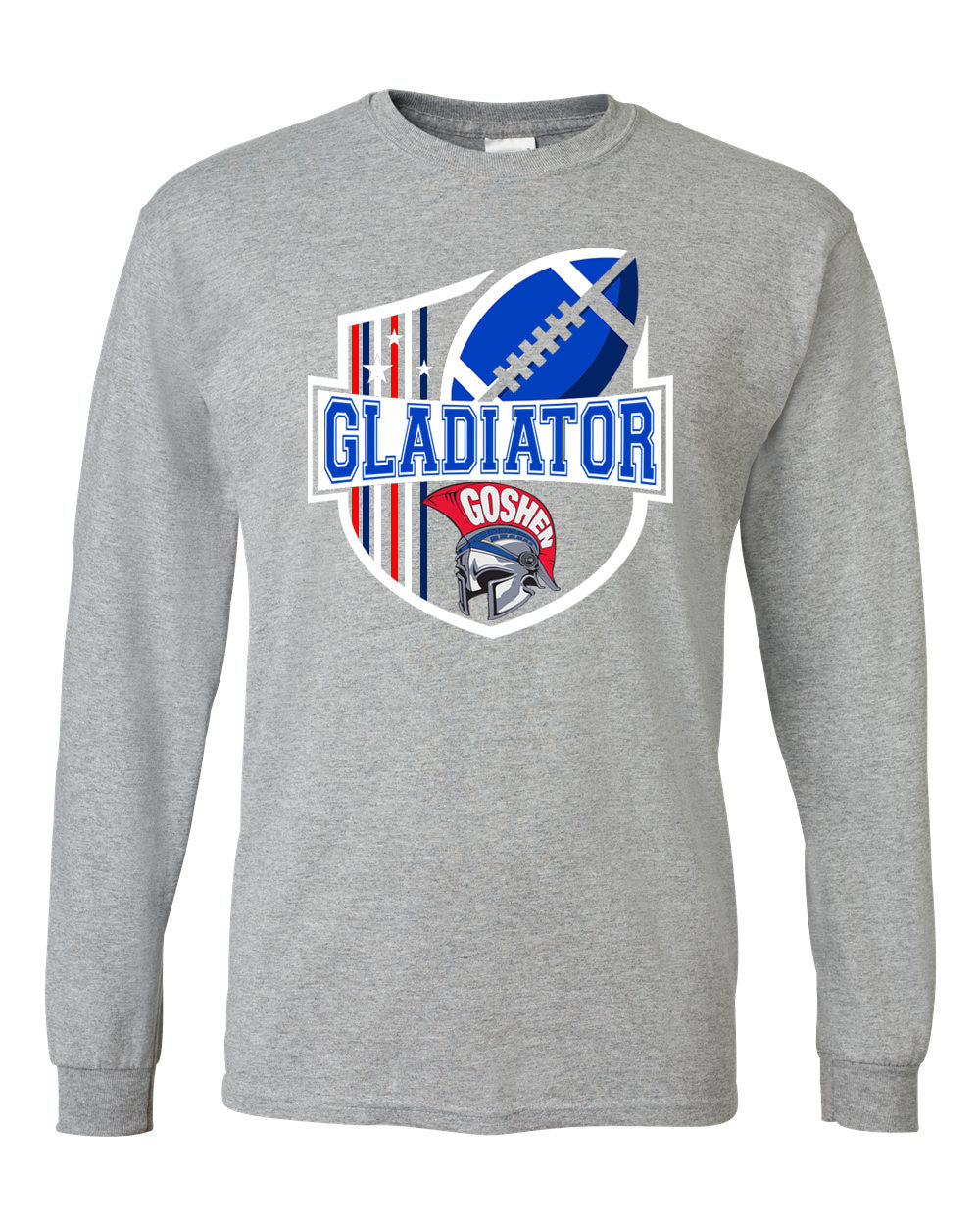 Goshen Shield Football Long Sleeve Shirt