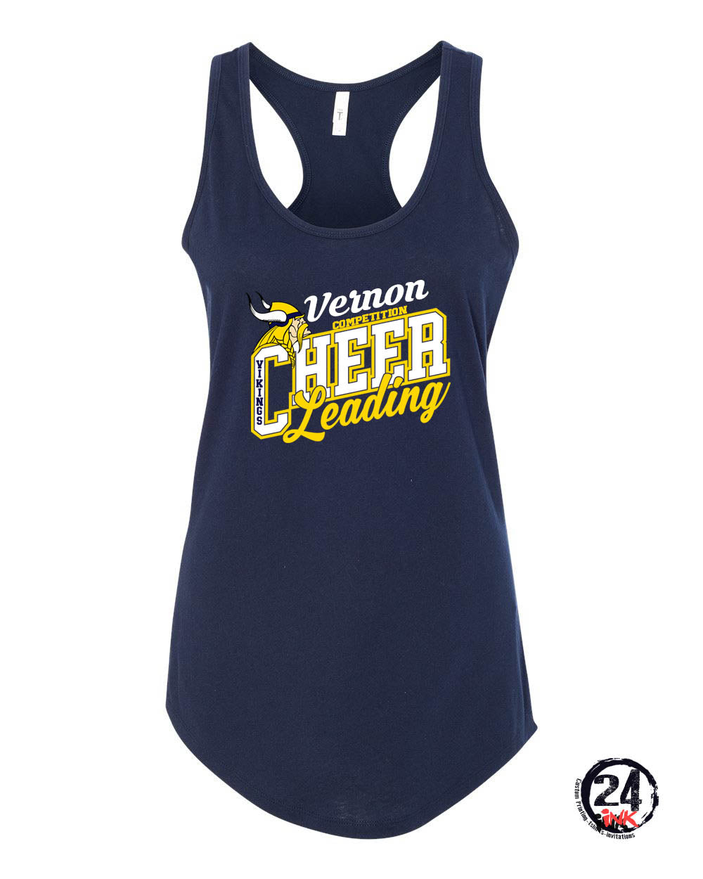 Vikings Cheer Racerback Tank Top