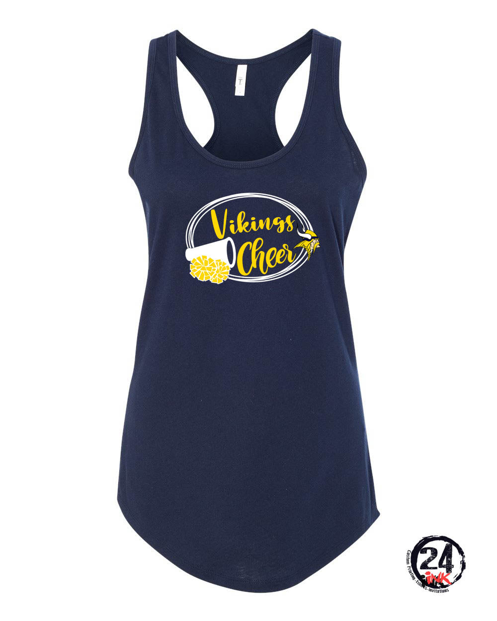 Vikings megaphone Racerback Tank Top