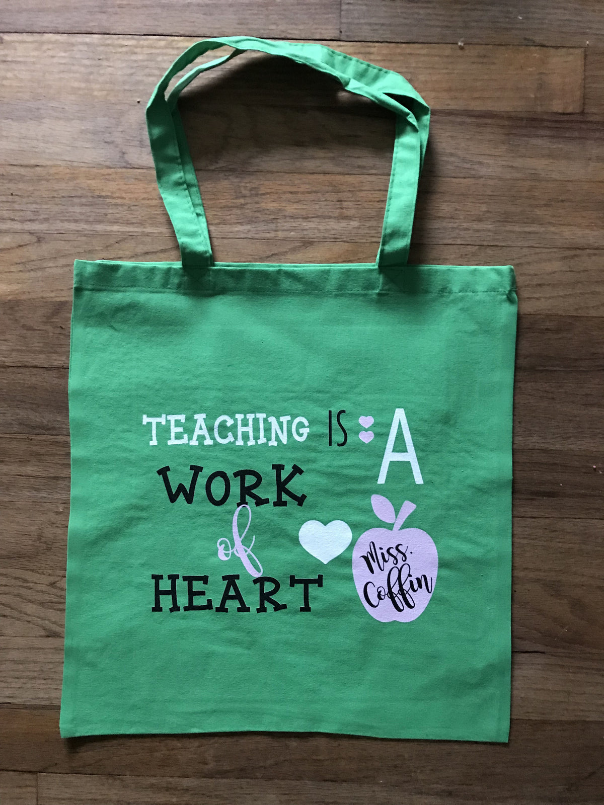 Work of Heart Teacher Tote
