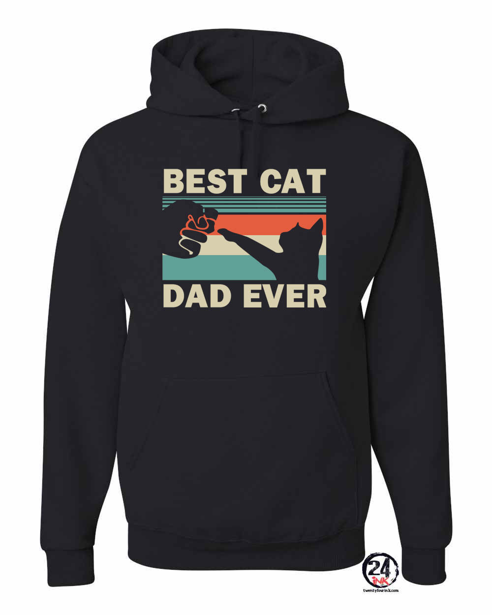 Best cat dad ever Hooded Sweatshirt