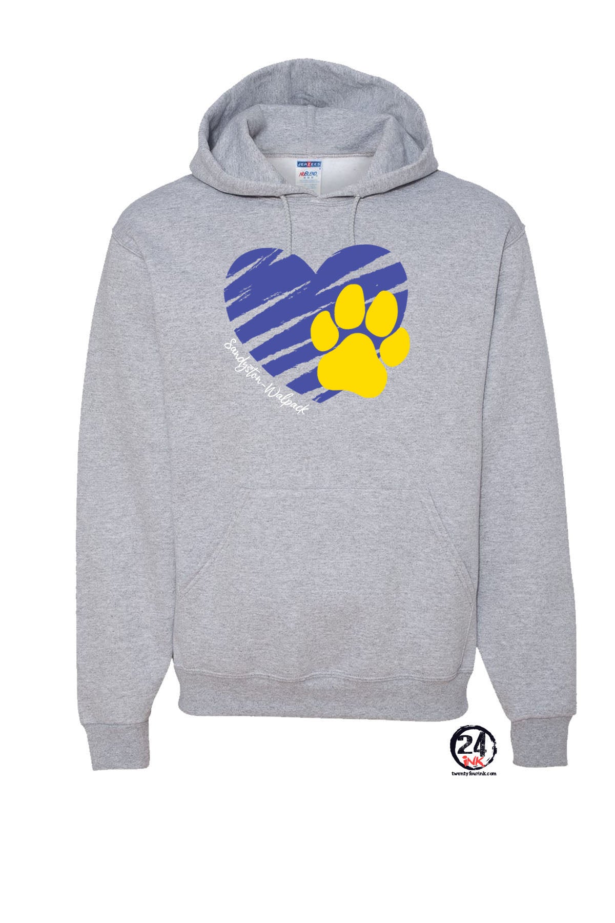 Heart for Sandyston Walpack Hooded Sweatshirt