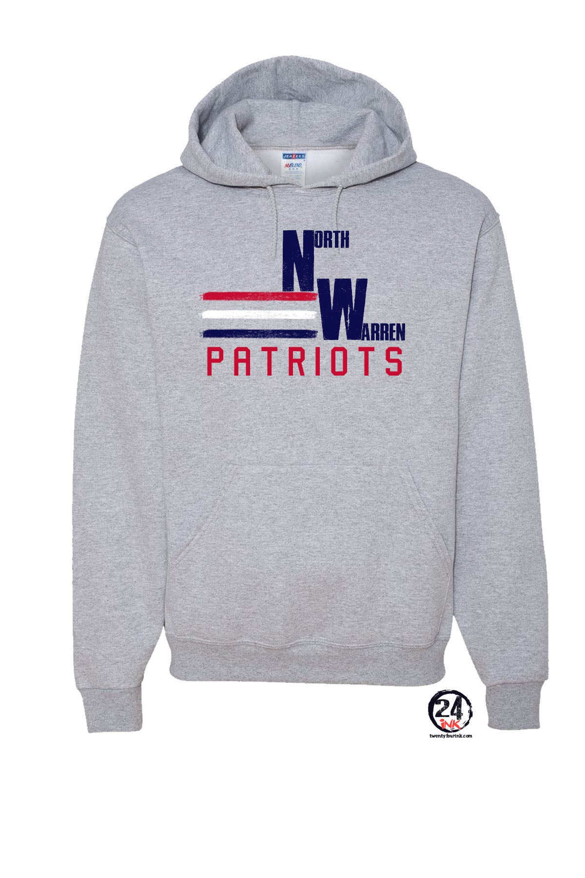 North Warren Stripes Hooded Sweatshirt