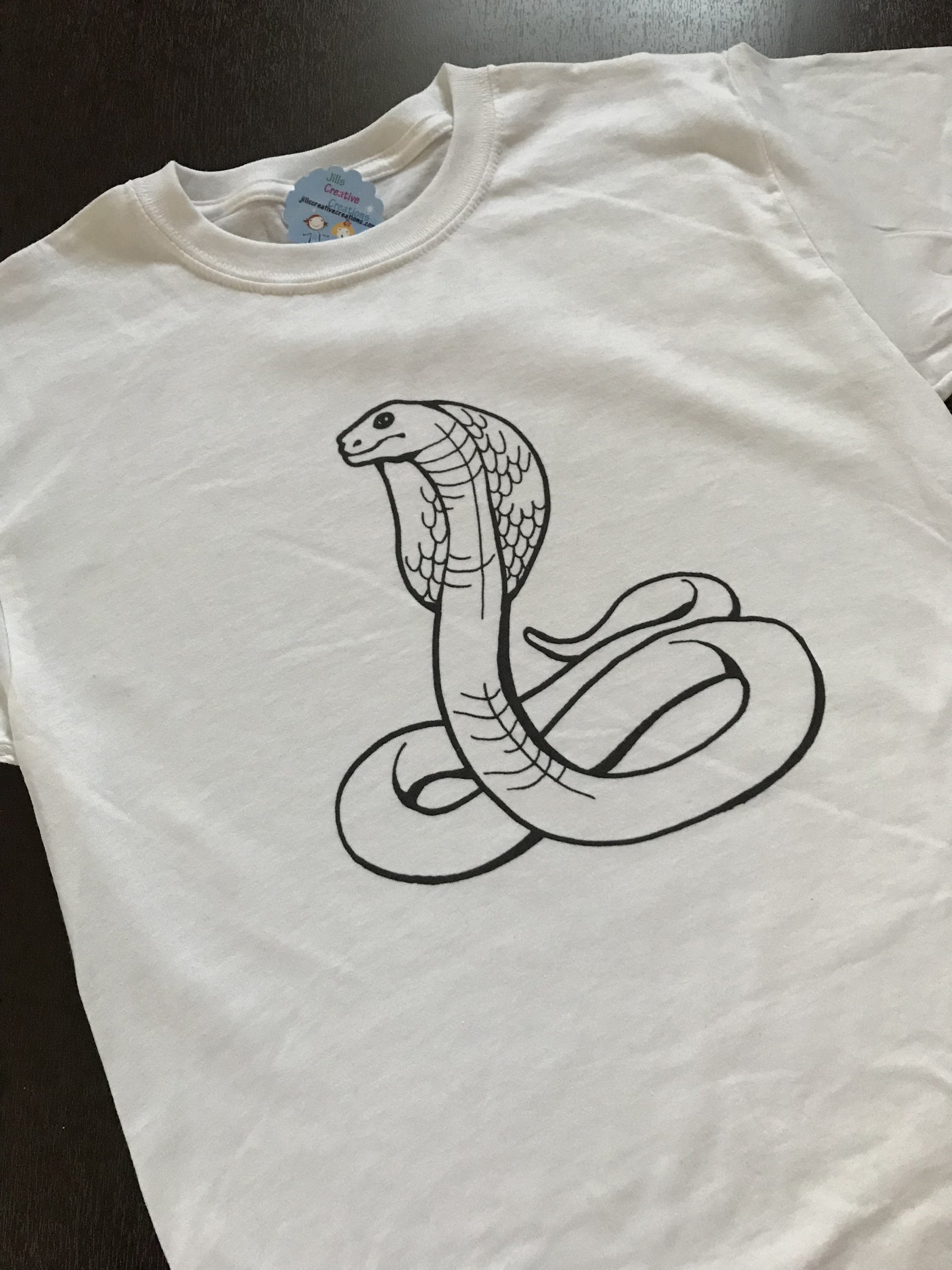 Snake Coloring T-shirt, Party Favor