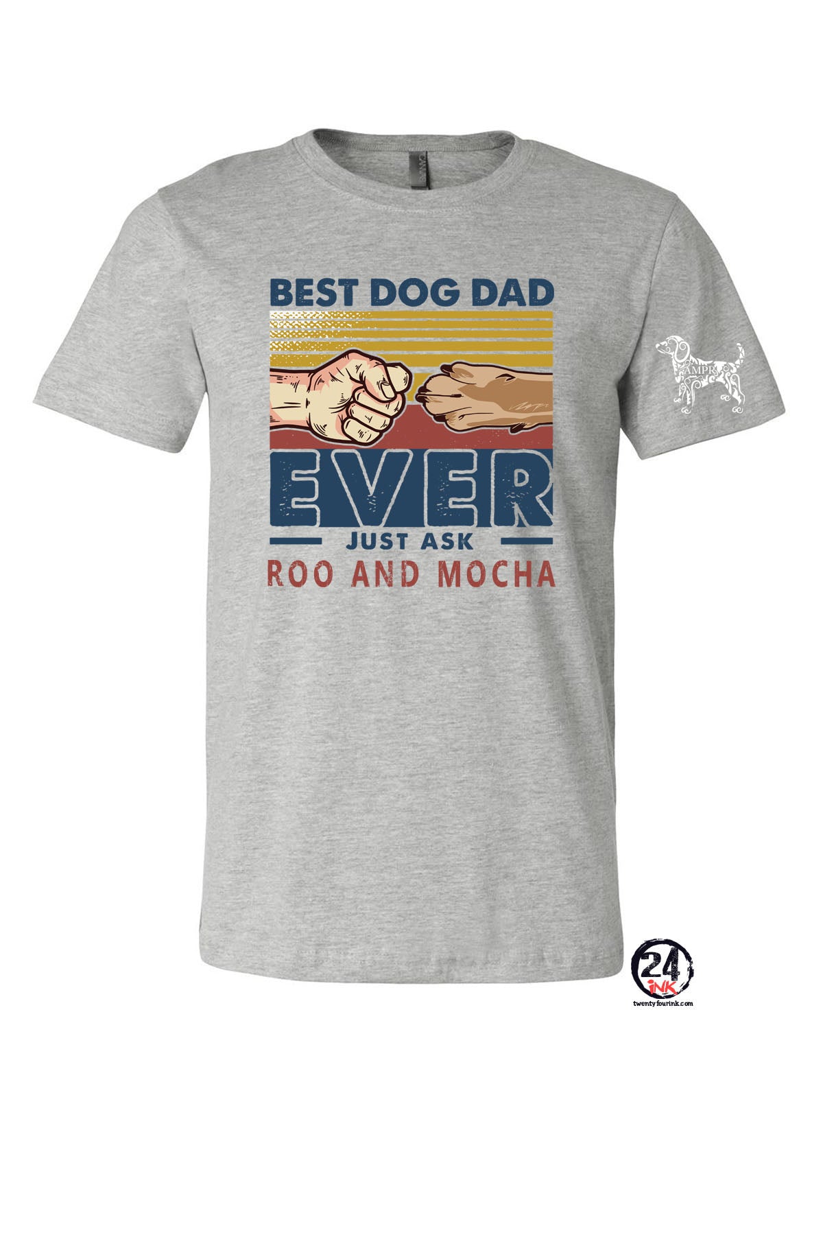 Best Dog Dad Ever AMPR t-Shirt