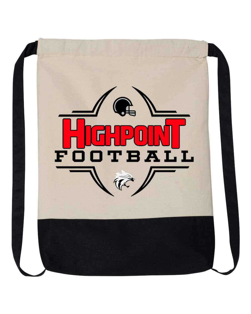 High Point design 6 Drawstring Bag