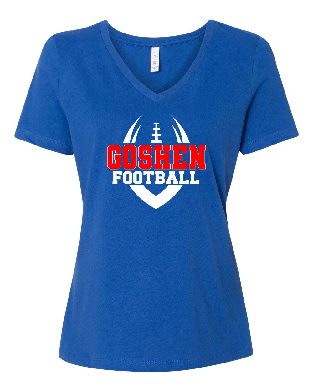 Goshen Football Design 1 V-neck T-Shirt