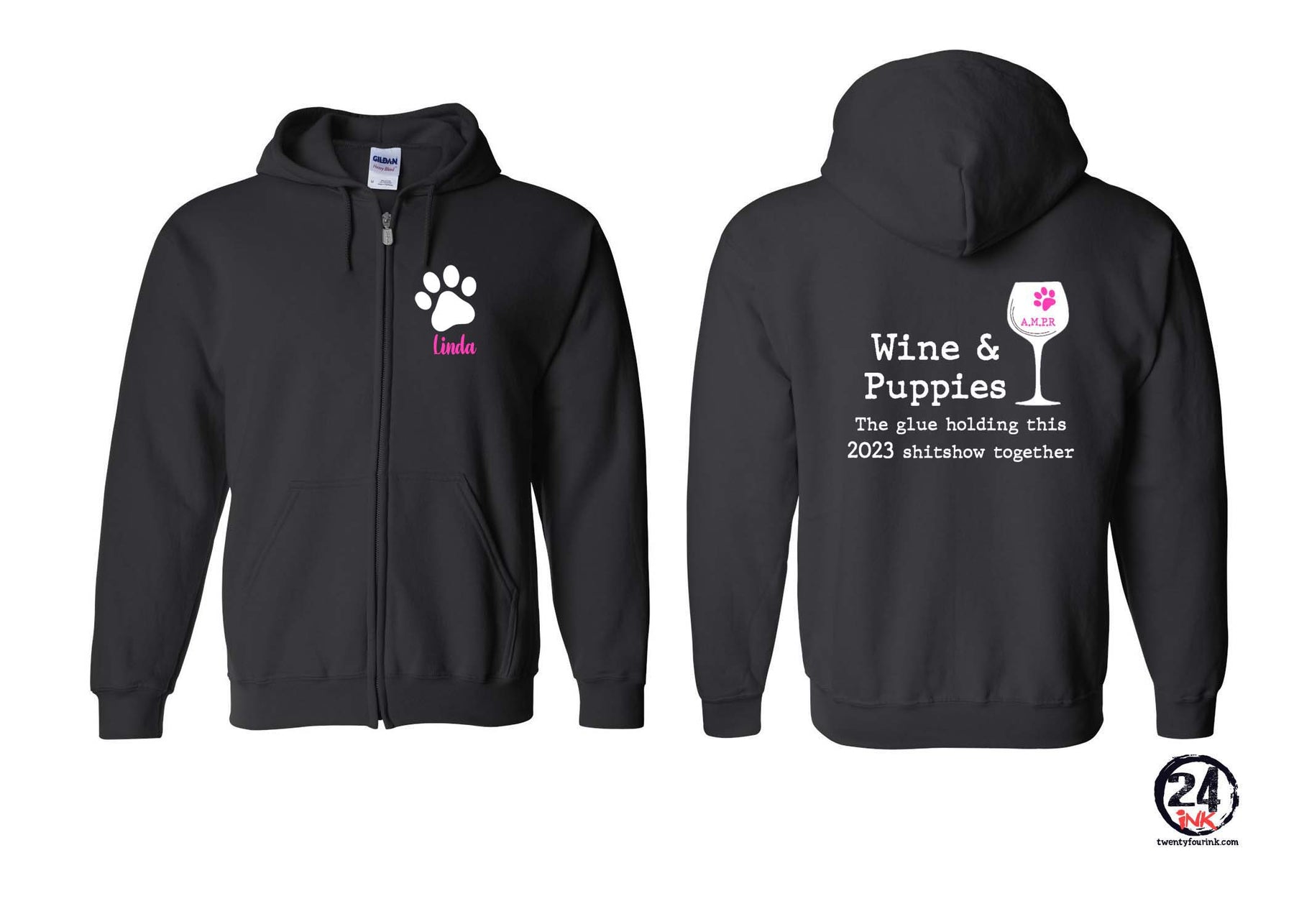 AMPR design 4 Zip up Sweatshirt