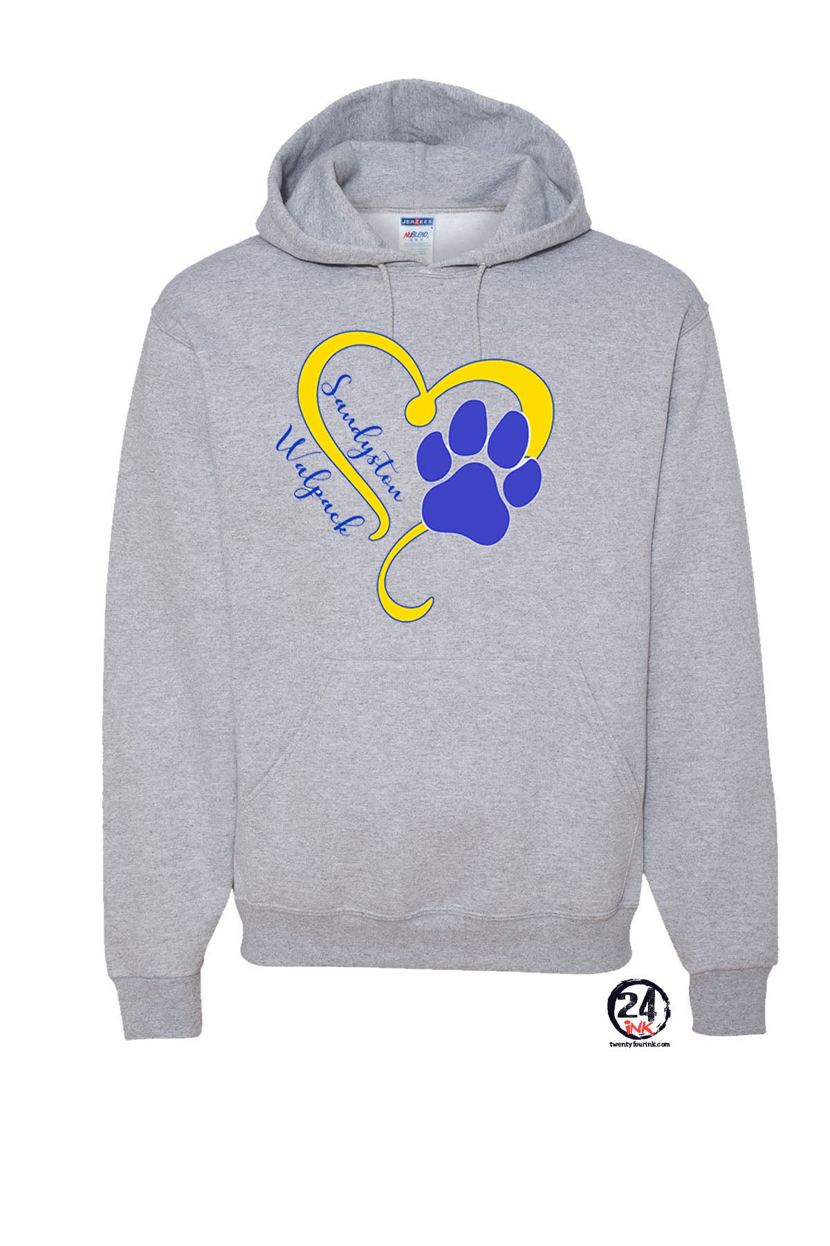 Heart Paw Sandyston Walpack Hooded Sweatshirt