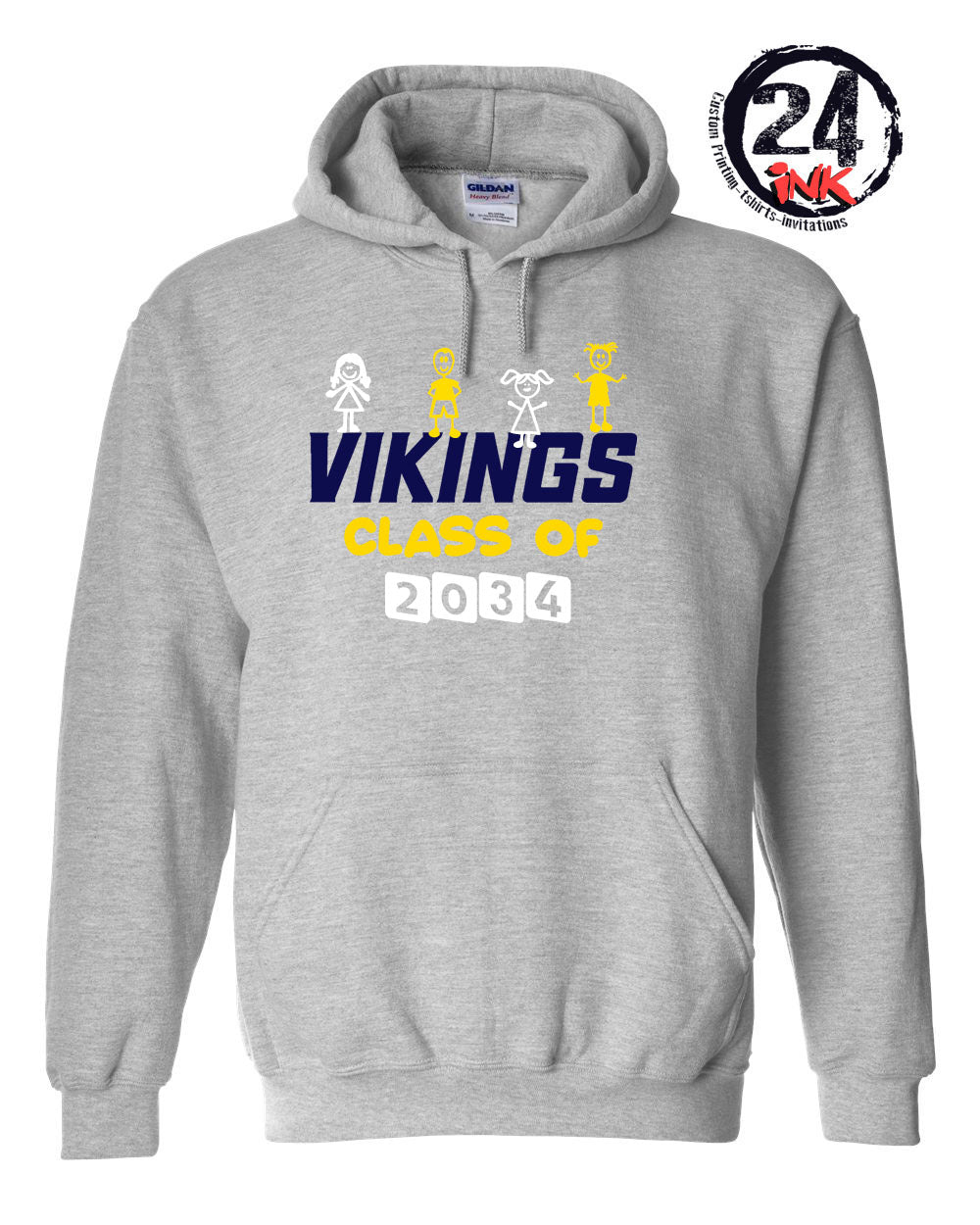 Vernon Design 18 Hooded Sweatshirt