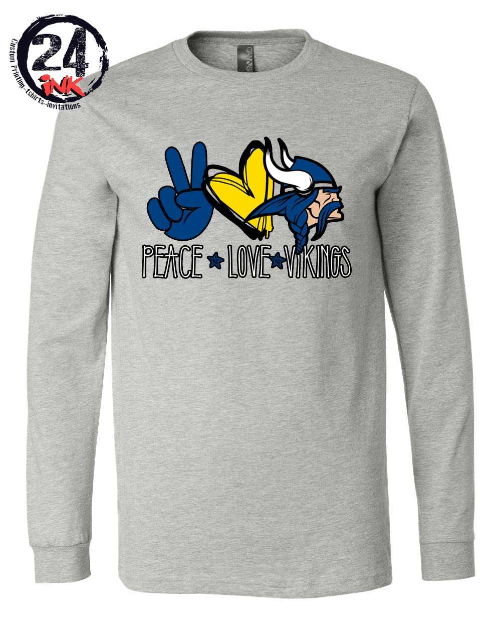 Lounsberry Hollow Design 3 gray long sleeve