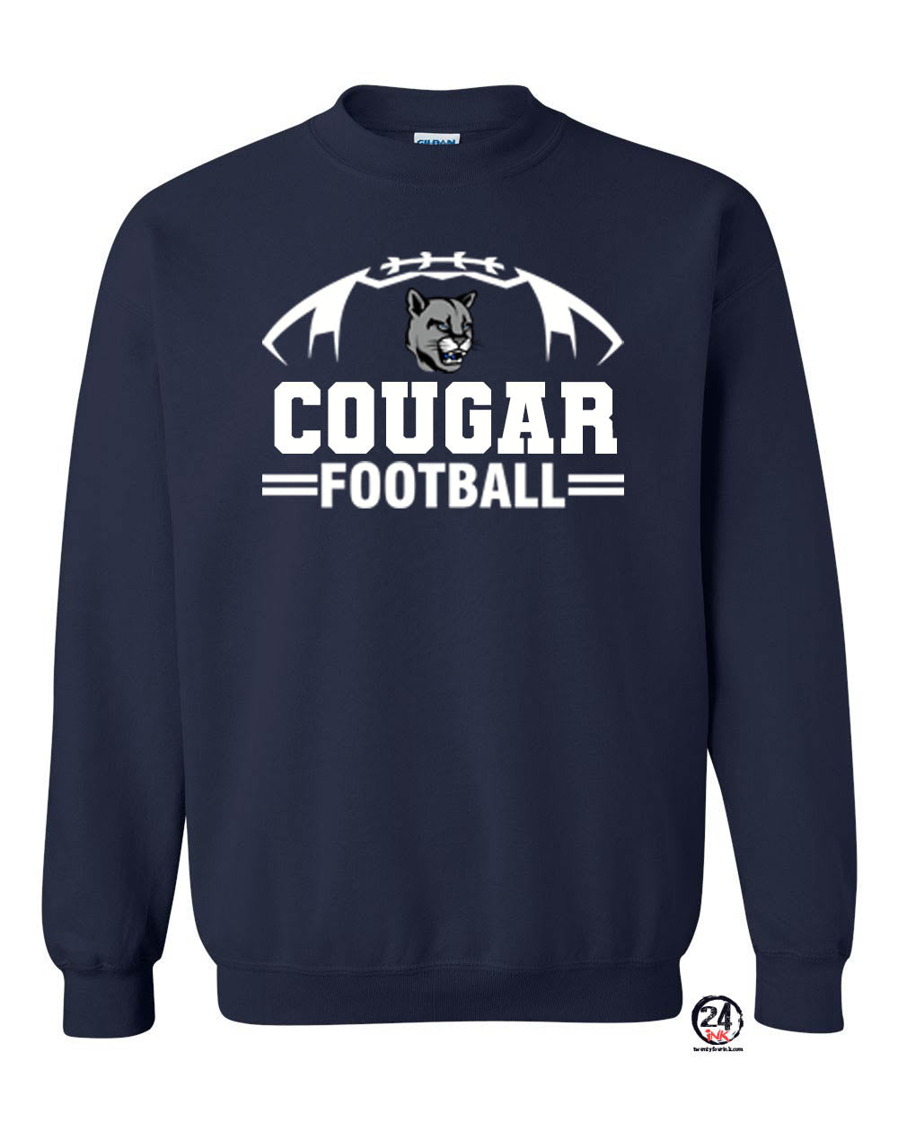 Cougars Football non hooded sweatshirt