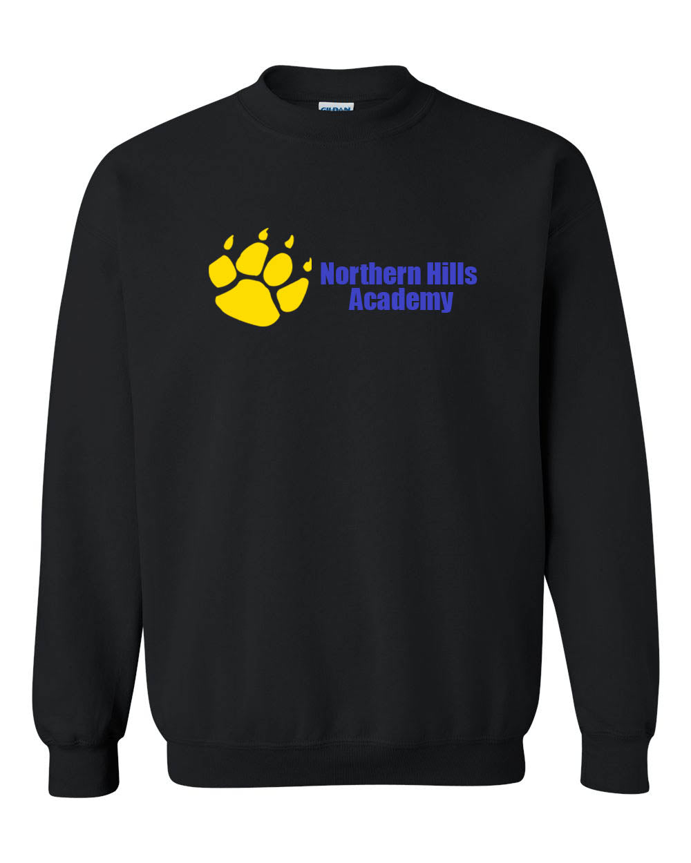 Northern Hills Paw non hooded sweatshirt
