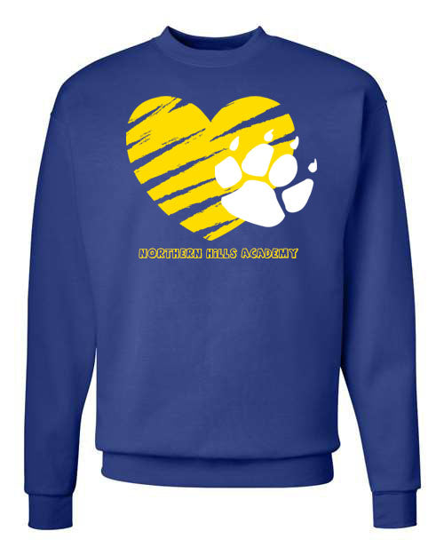 NHA Heart non hooded sweatshirt