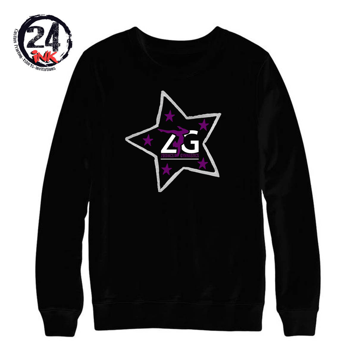 Zodiacs star non hooded sweatshirt