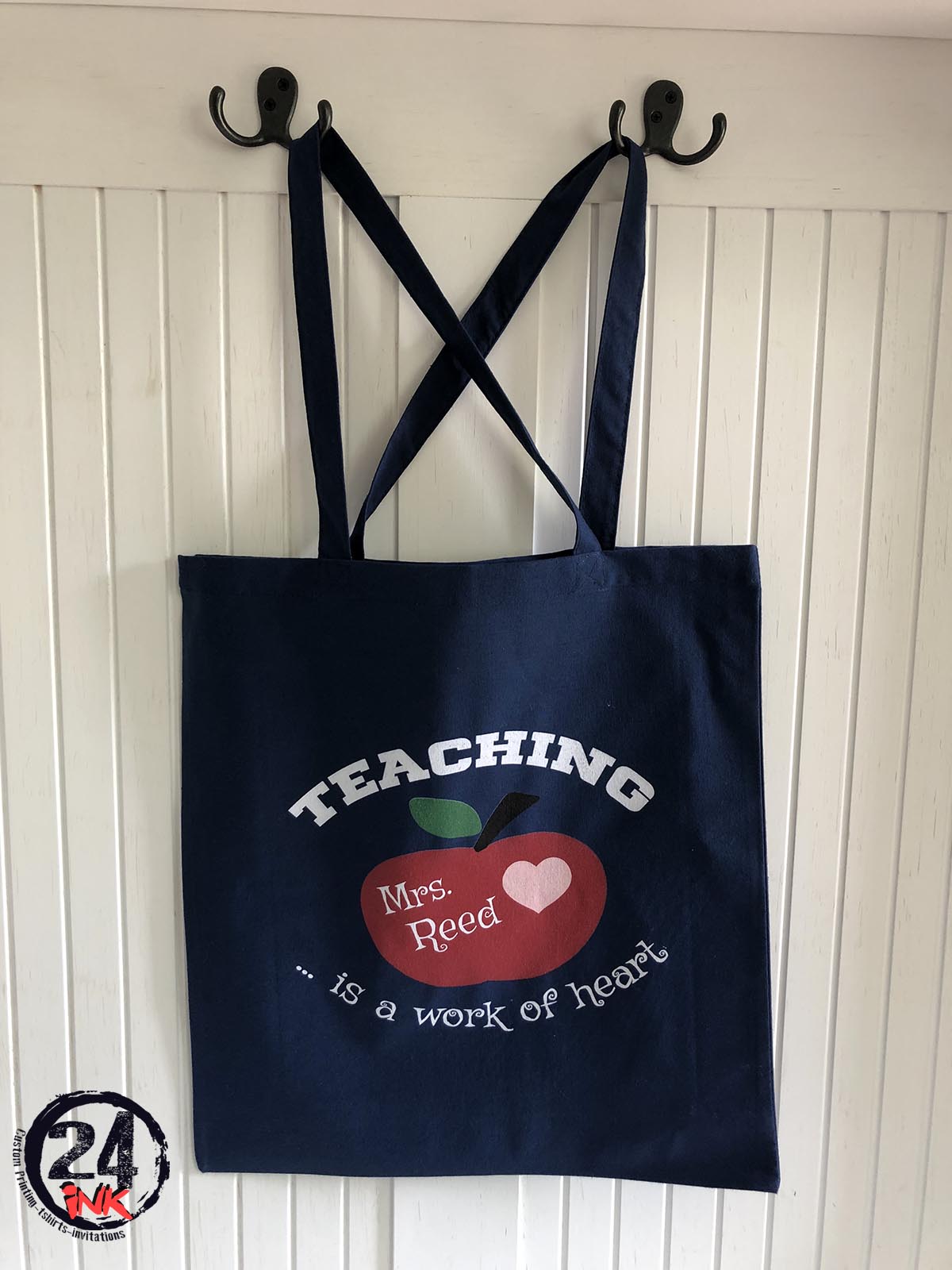 Teaching is a work of heart Tote Bag