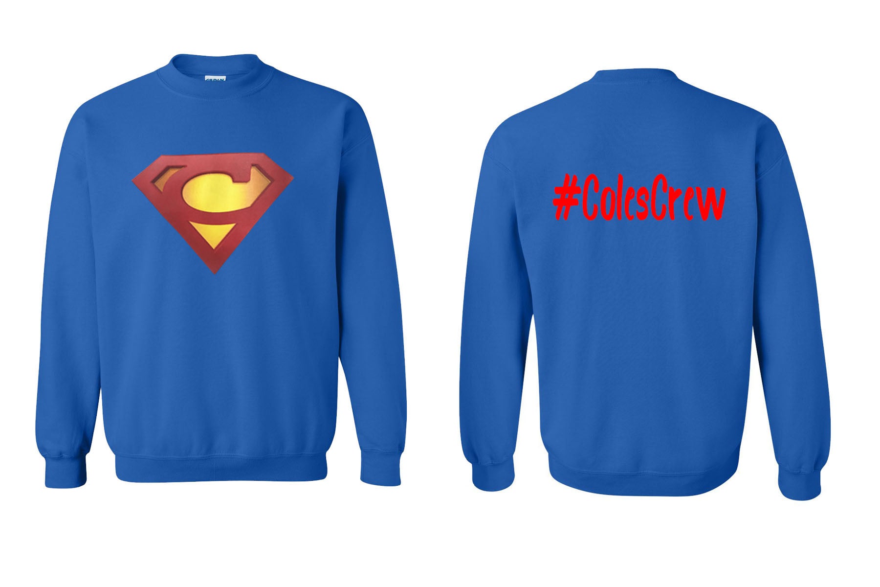 Coles Crew non hooded sweatshirt