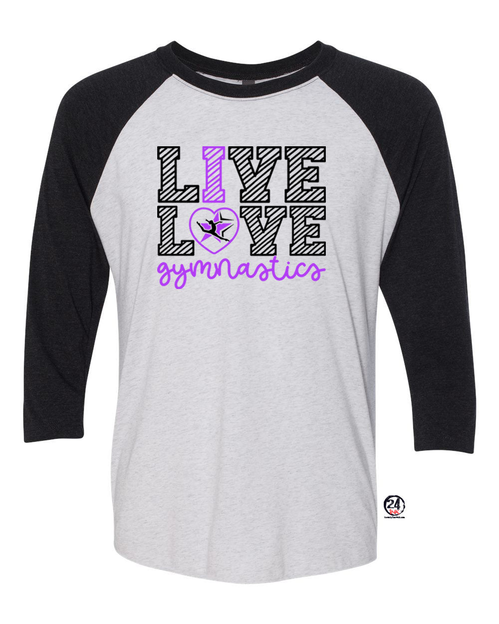 Live Love Zodiacs raglan shirt