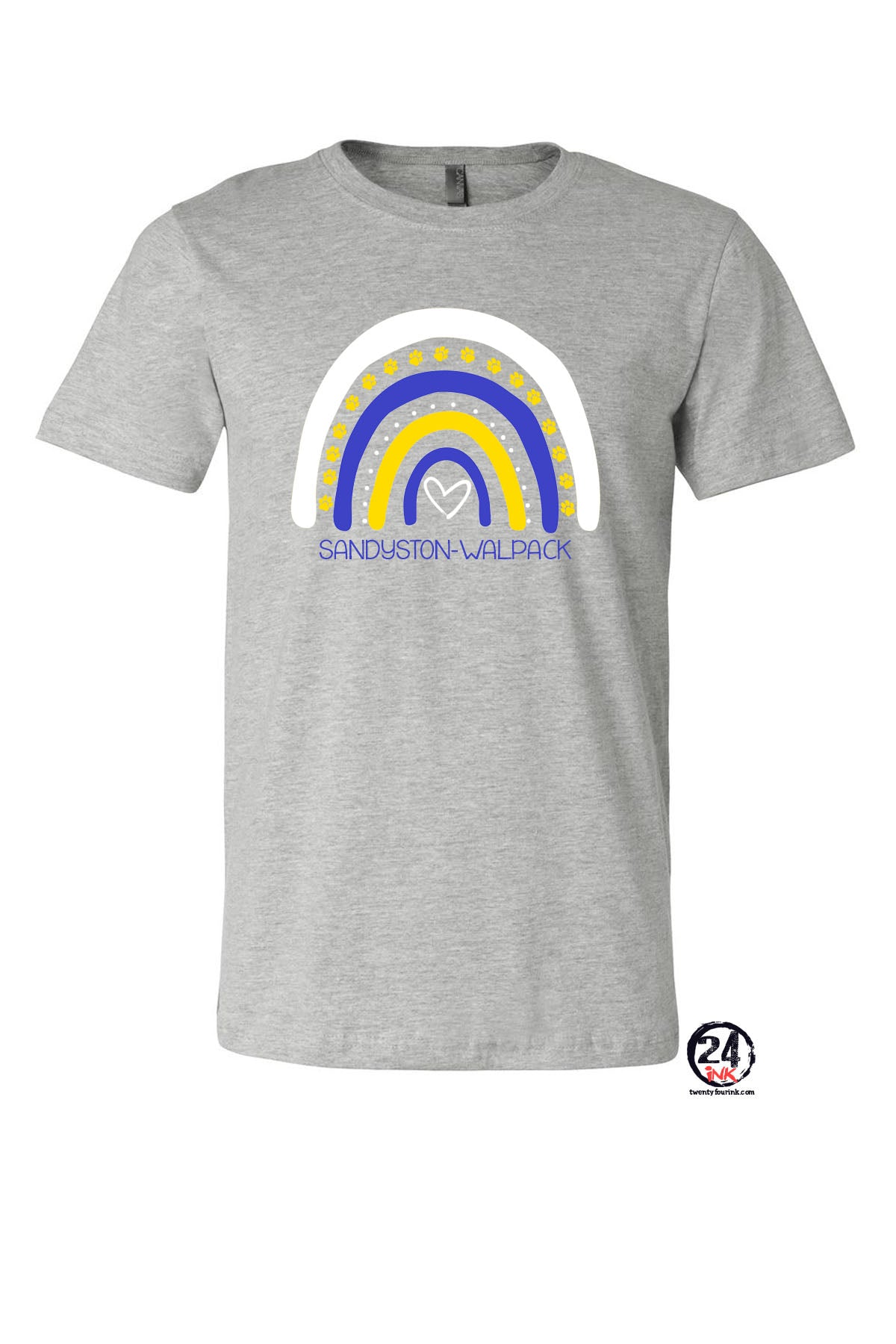 Sandyston Rainbow Heather Yellow T-Shirt