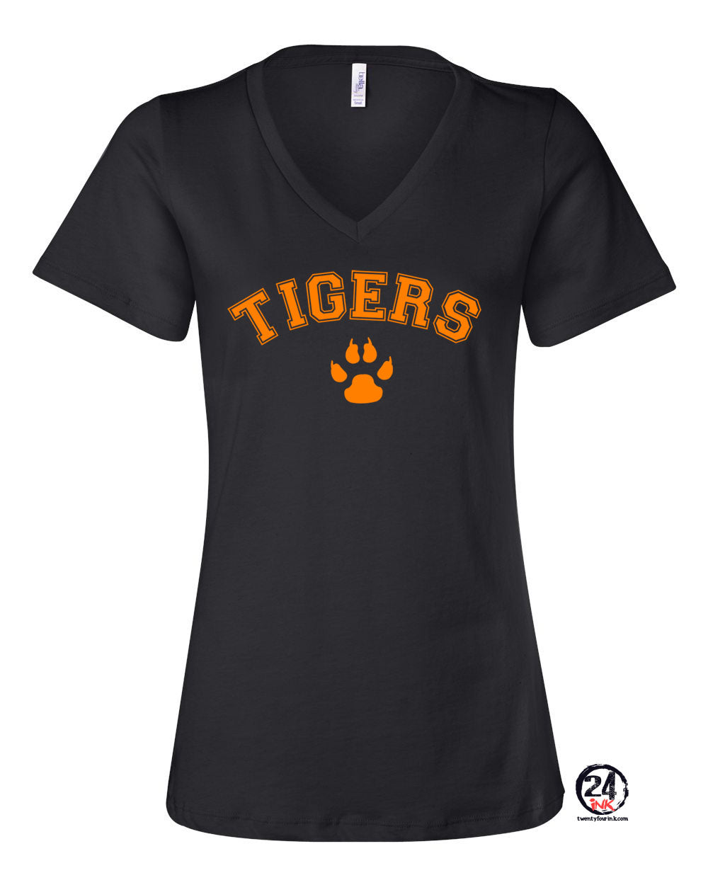 Tigers college style V-neck T-Shirt