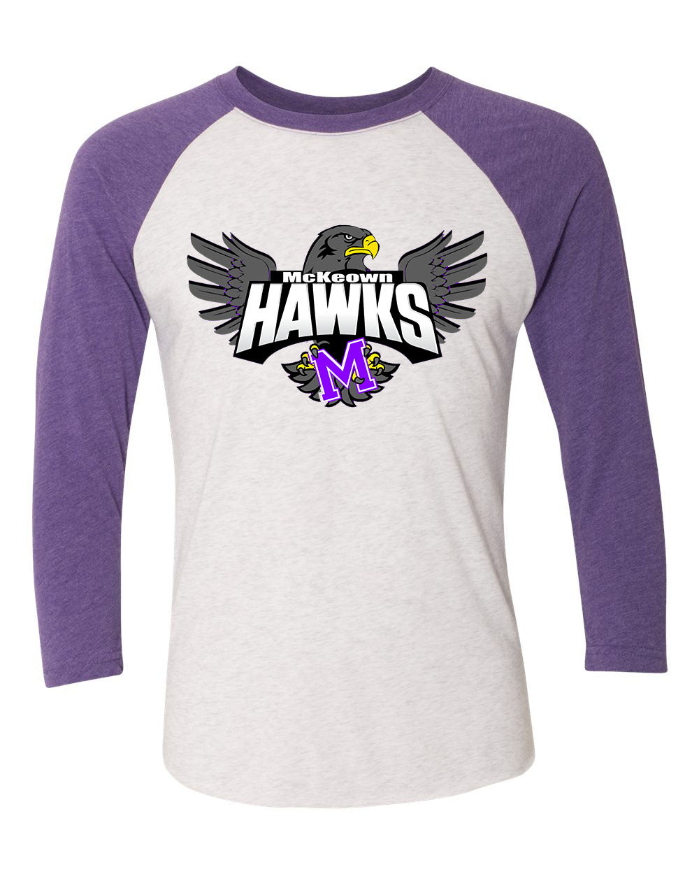 Flying Hawk Raglan shirt