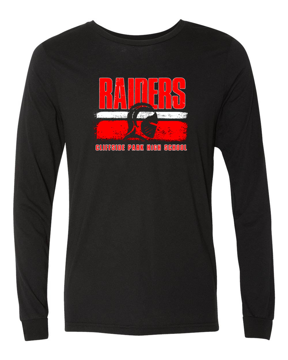 Distressed Raiders Long Sleeve Shirt