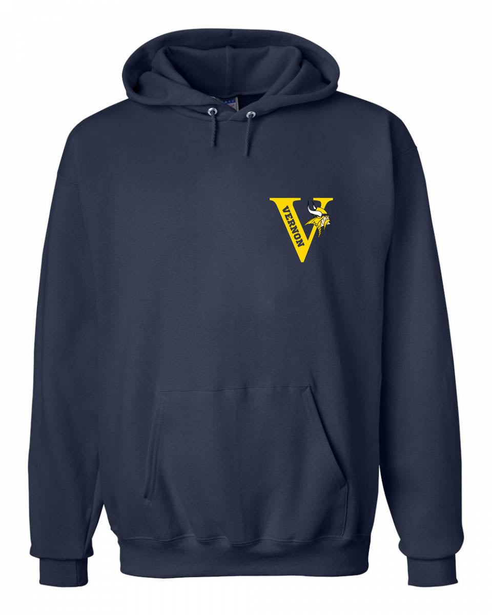 Vernon Vikings V Hooded Sweatshirt