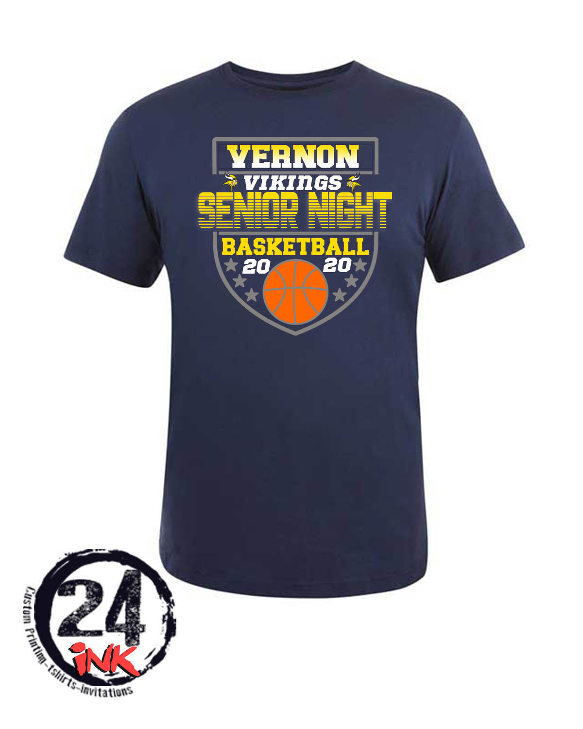 Vernon Senior Night T- Shirt - Main Image