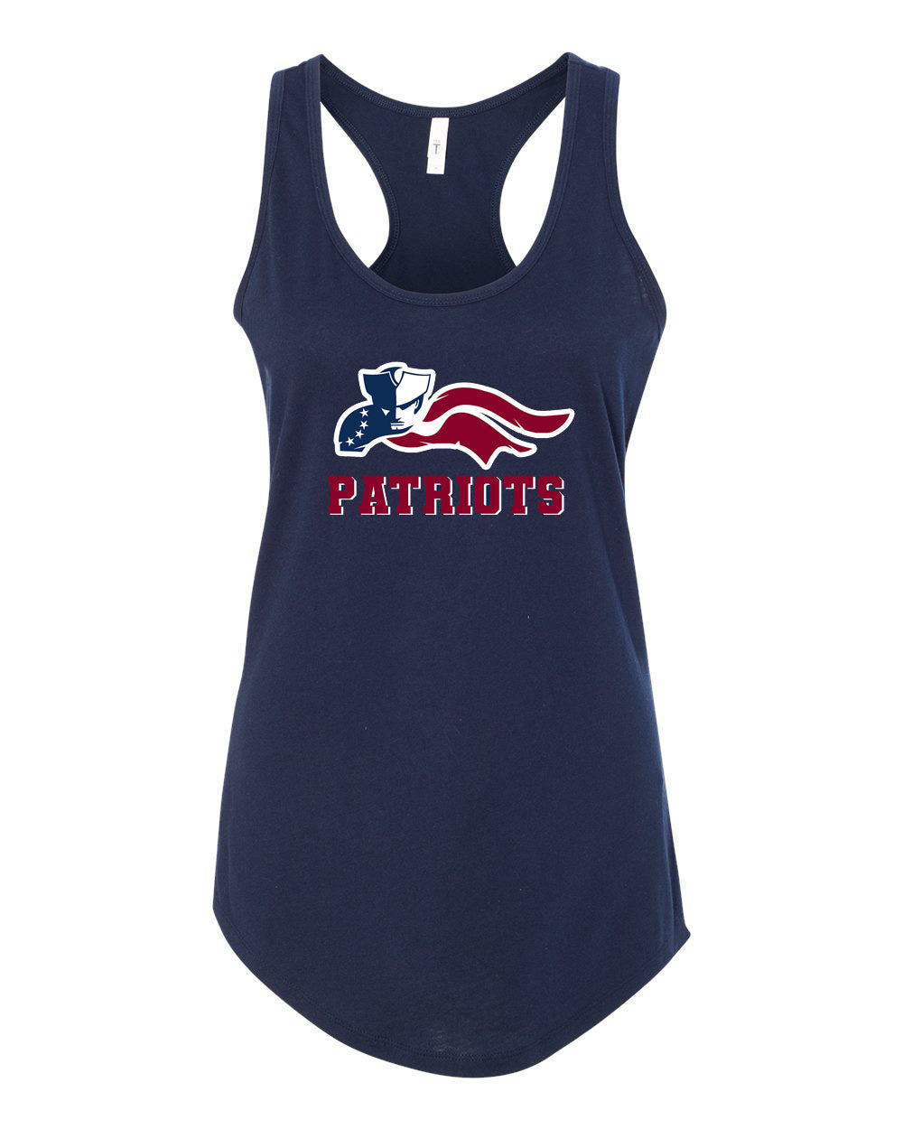 Patriots logo Racerback Tank Top