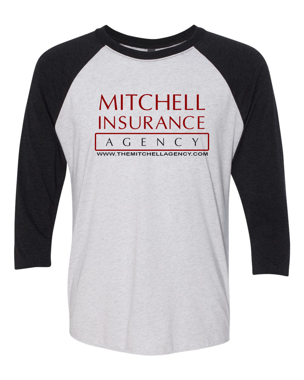 Mitchell Agency Front raglan shirt
