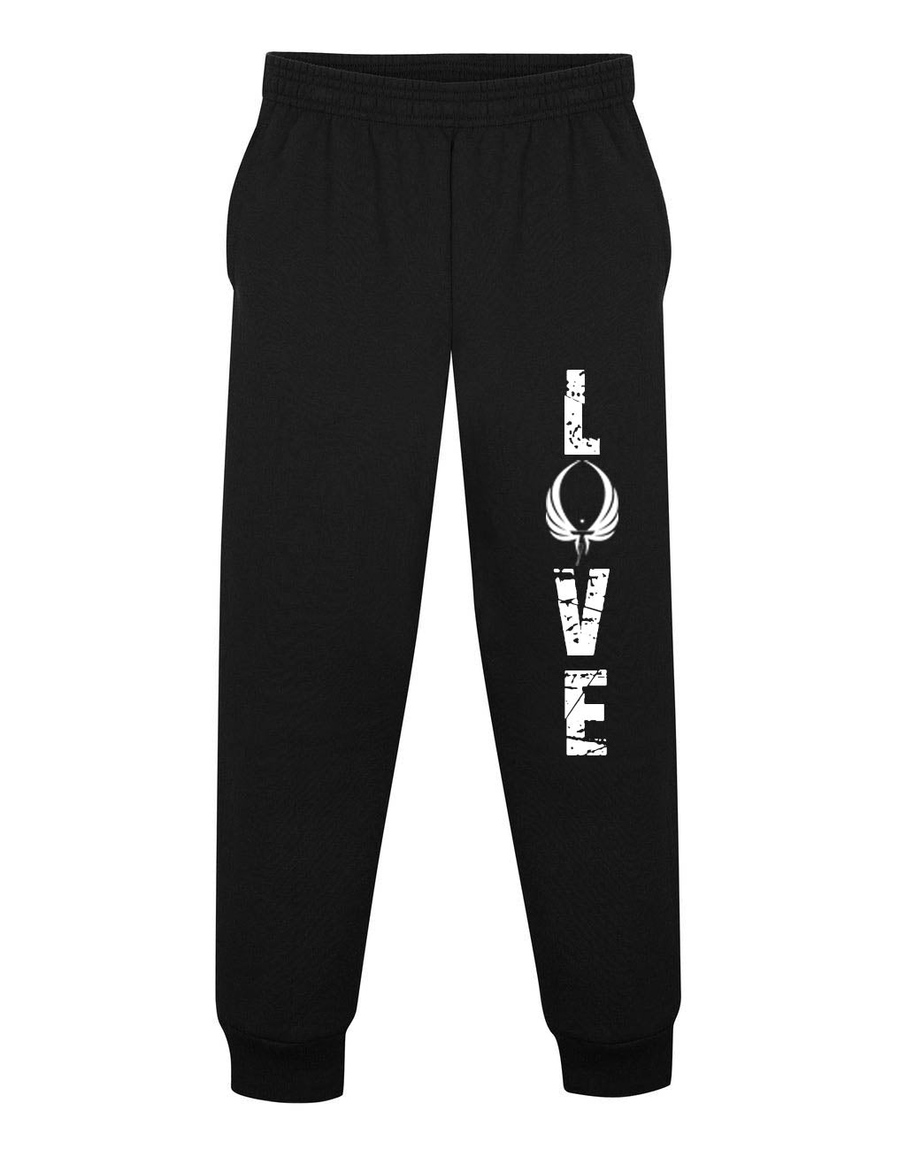 Love Titan Distressed font Sweatpants