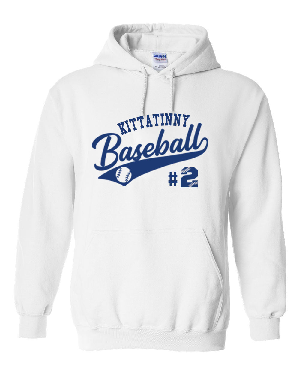 Kittatinny Baseball Design 3 Hooded Sweatshirt