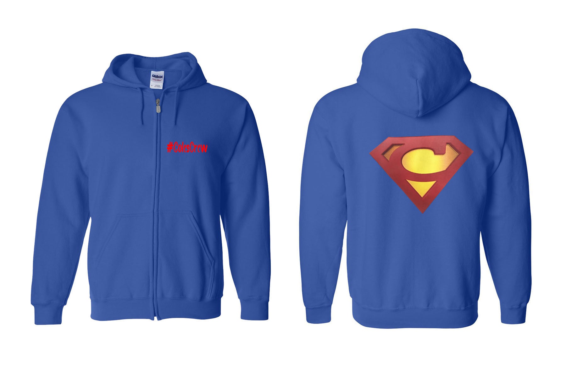Coles Crew Zip up Sweatshirt