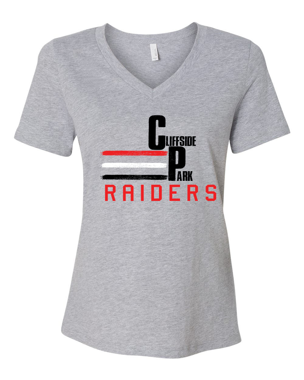 CP Raiders Strips V-neck T-shirt