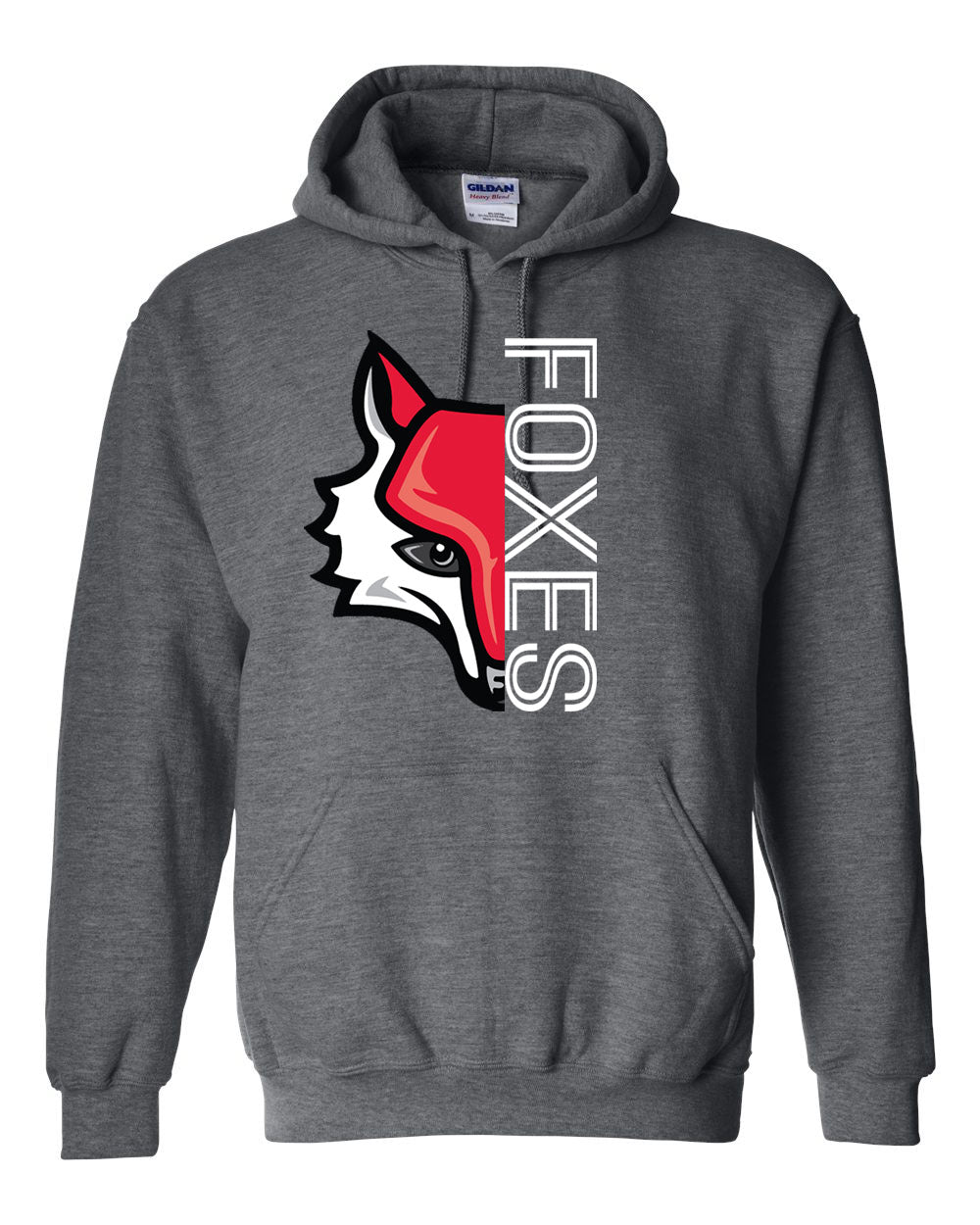 Half Fox Hooded Sweatshirt