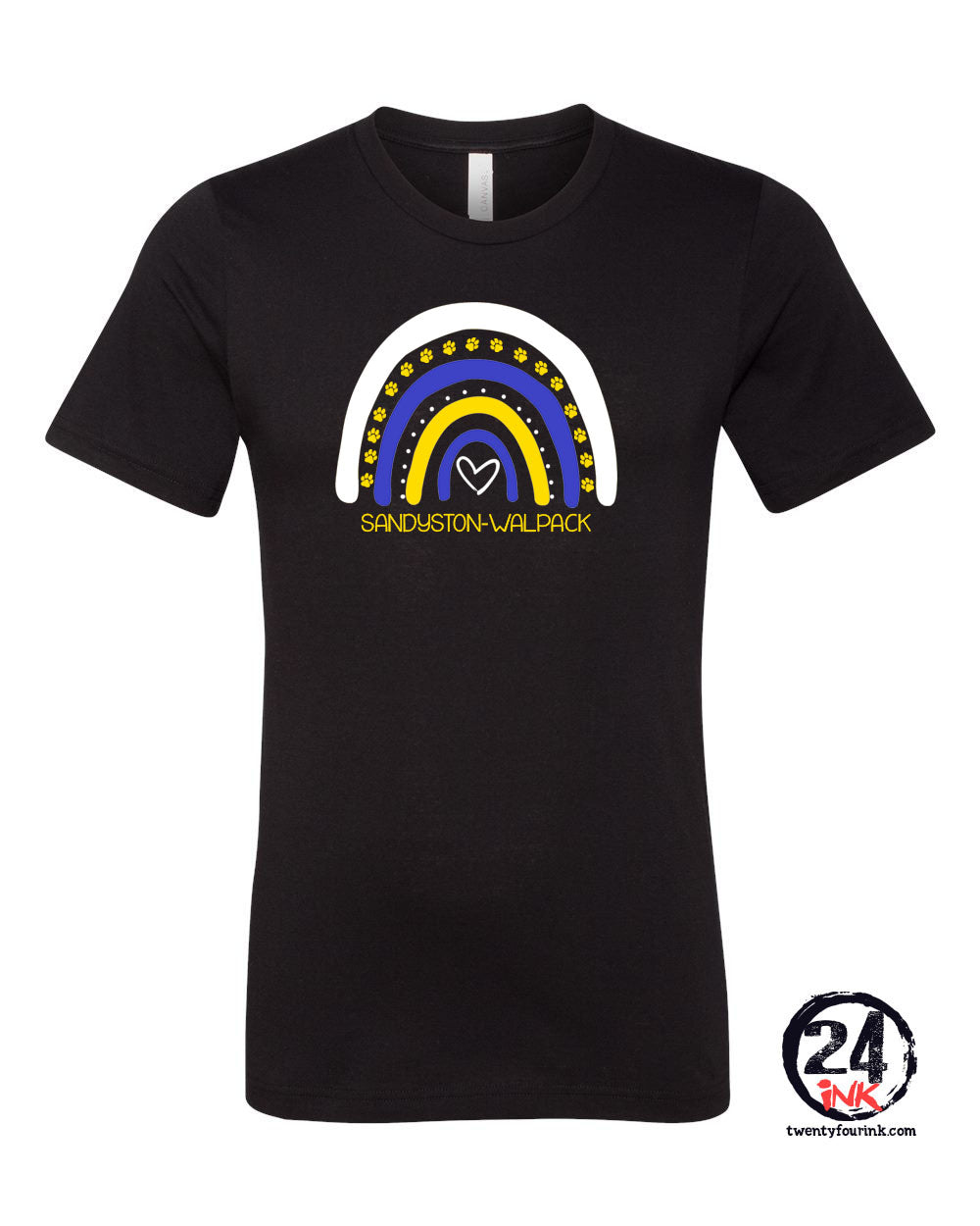 Sandyston Rainbow Heather Yellow T-Shirt