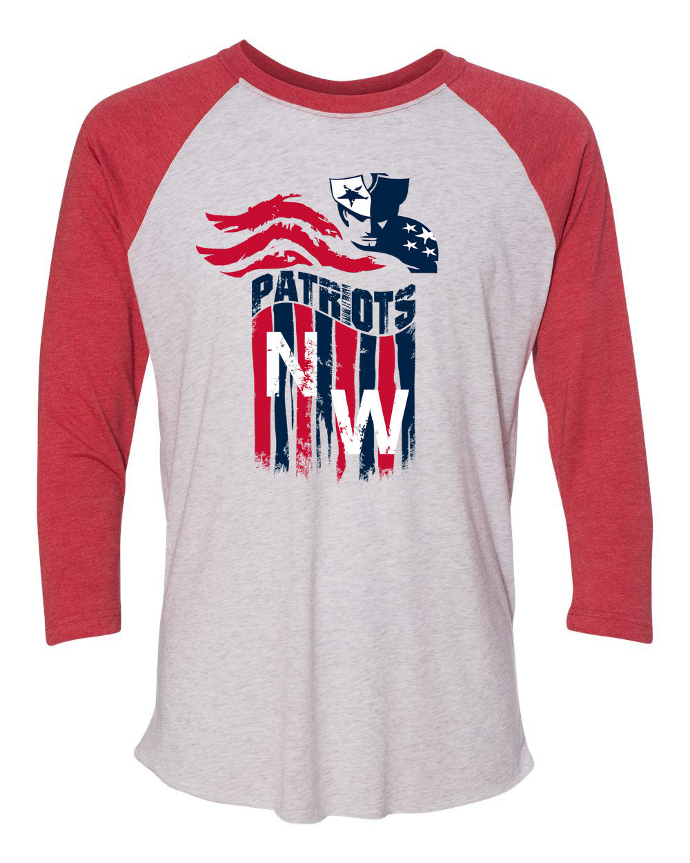 NW Patriots raglan shirt