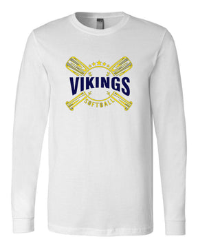 Vikings Bats Softball Long Sleeve Shirt