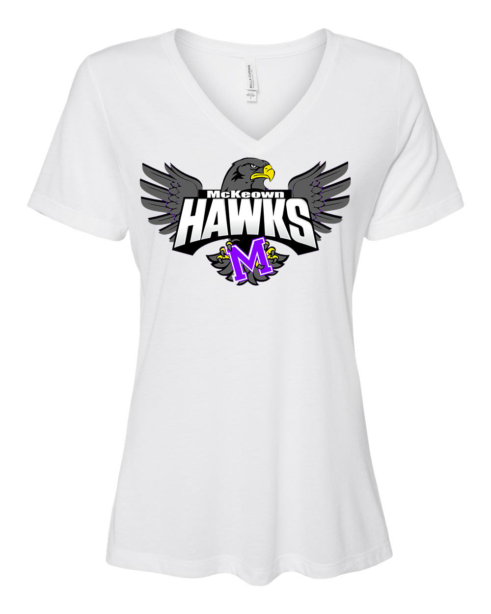 Flying Hawk V-neck T-Shirt